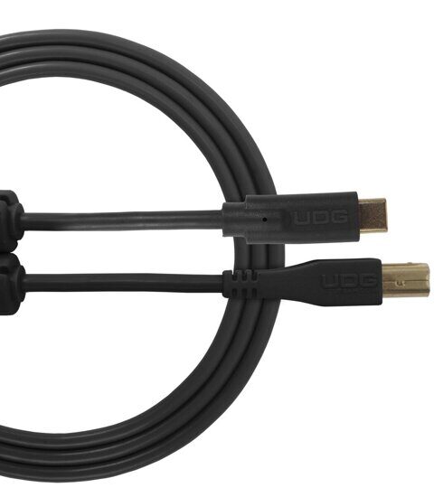 Ultimate Audio Cable USB 2.0 С-B Black Straight 1.5 m